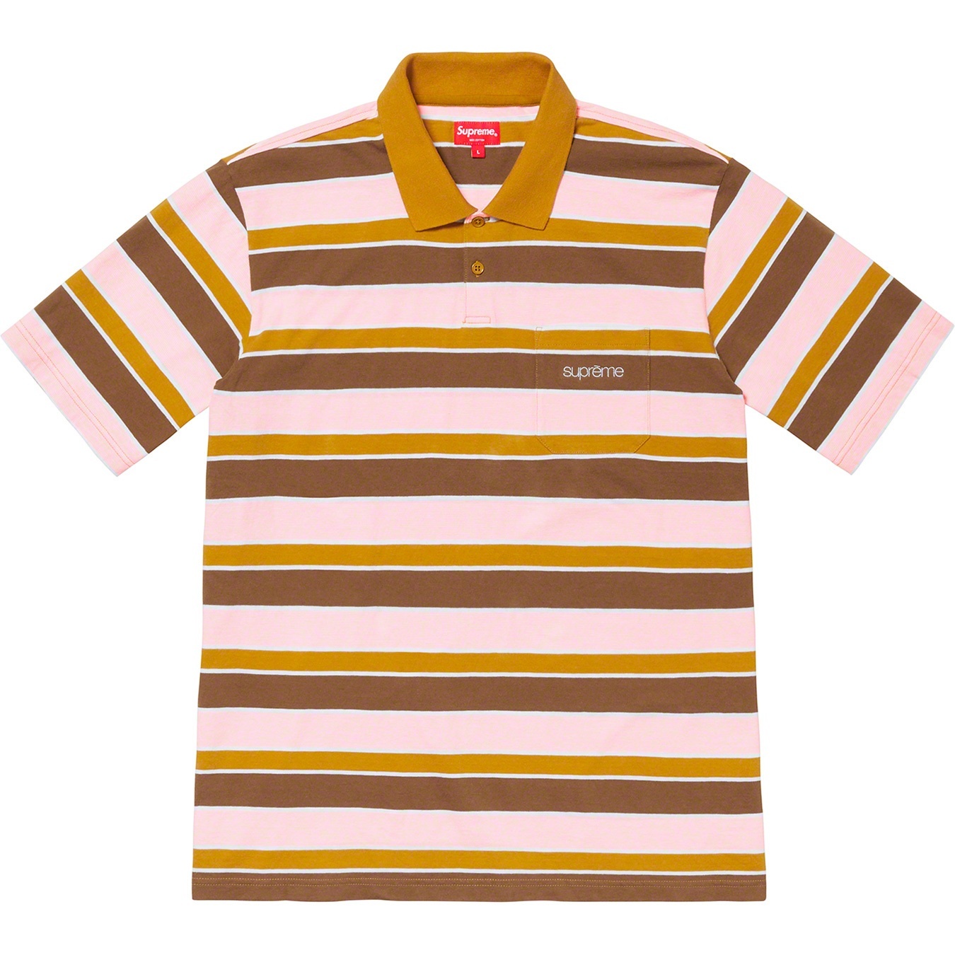 Classic Logo Stripe Polo view 5